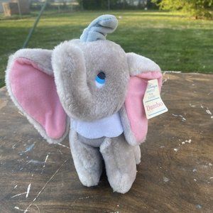 Vintage Dumbo Plush - Walt Disney Toy Stuffed Animal Elephant w/ Tag